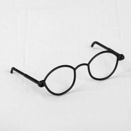 Glasses for toys, set 4 pcs., Black color