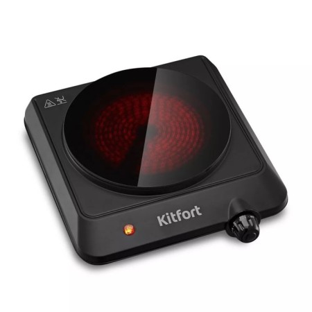 Infrared tile KitFort KT-170, 1200 watts, 1 burner, black