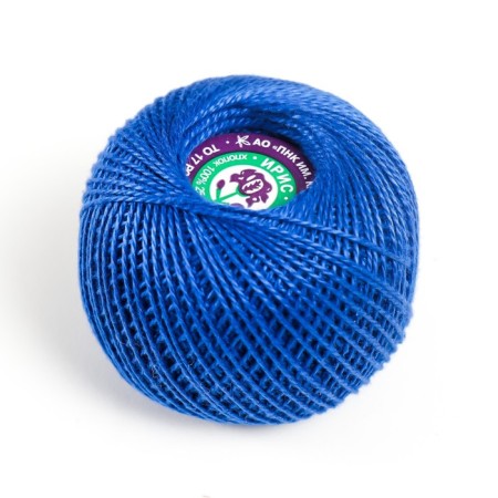 Knitting threads "Iris" 150m/25g 100% Mercerized cotton color 2411-1
