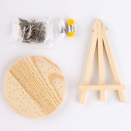 Set for creativity "String art. Chamomile "on a stand-2