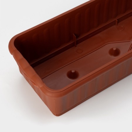 Box for flowers without a drainage lattice, 12 l, color mix-4