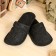 Slips for a bath with a waterproof, non -slip sole, gray, felt