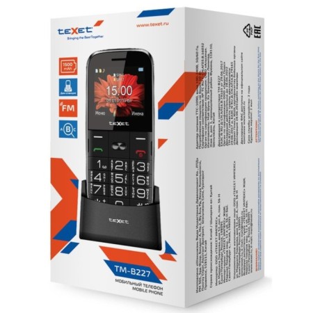 Cell phone Texet TM-B227 Red-3