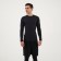 Rashgard male with DL. sleeve, basic, size xxl (54), black color