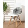 Pillow-Susel "Ethel", d = 33cm, dark gray color, velor