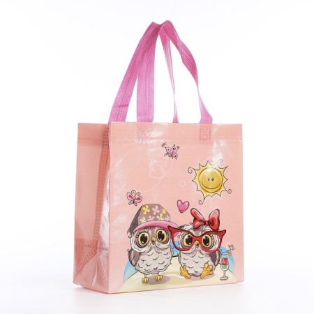Baby bag without fastening, pink color