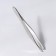 Direct tweezers, narrow, 8.5 cm, silver color