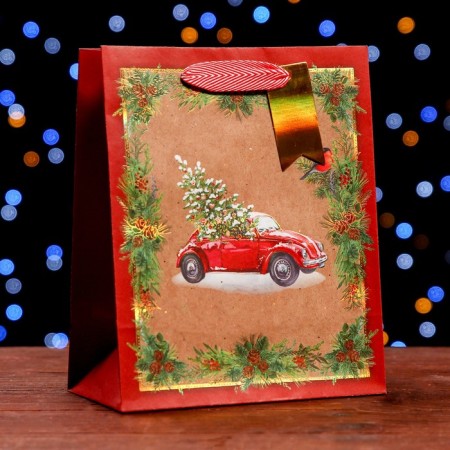 Gift Package "New Year's Road" 18 x 22.3 x 10 cm