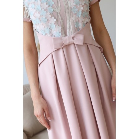 Women's dress, size 46, pink color-7