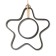 Lamp Bayerlux "Star" LED 45W black 20x43.5x45 cm