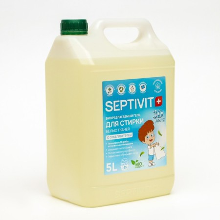 Septivit washing gel "white fabrics", 5 liters