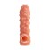 Kokos nozzle is realistic with additional stimulation, TPE, bodily, 17.6 cm