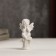 Polystone souvenir "Snowthrough angel on the column" 5.5x2.4x2.6 cm