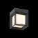 Wall lamp LED, 1x9W 3000k, 22x22x27 cm, black color, white