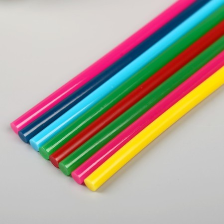 Glue for adhesive pistol "Bright" 7mmx18 cm (set 8 pcs)-1