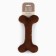 A toy for dogs with a bone of bone, brown