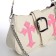 Youth bag with a zipper, white color