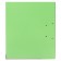 A4, 50 mm, calligrata registrar folder, PVC, embossing "flax", metal edging, pocket for a spine, assembled, pistachio, mix