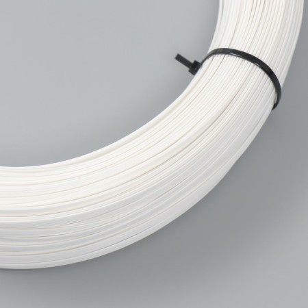 Artificial rattan 6 mm 100 m wave (white)-1