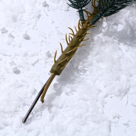 Decor "Branch of a snowy spruce"-5