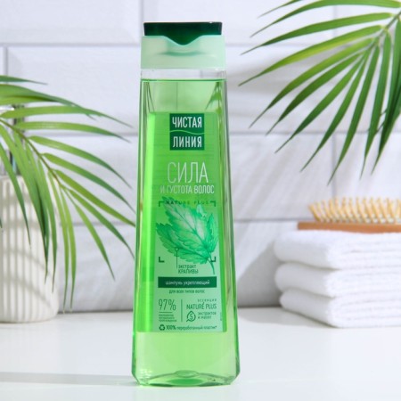 Hair shampoo clean line "Fortering", nettles, 400 ml-2
