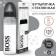 Baby Boss glass bottle for feeding, classic throat, 250 ml., From 3 months.