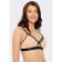 Women's bra -braid, size 75a, beige color