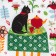 Kitchen towel "cat" 35x60 cm