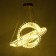 Lamp with DDD "JMEI" LED 142W 3000-6000K gold 60x60x120 cm