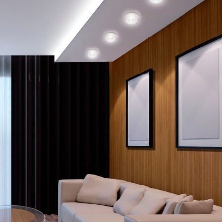 Lamp Built -in era DK109, IP20, 12W, 80x45 mm, white/transparent color-2