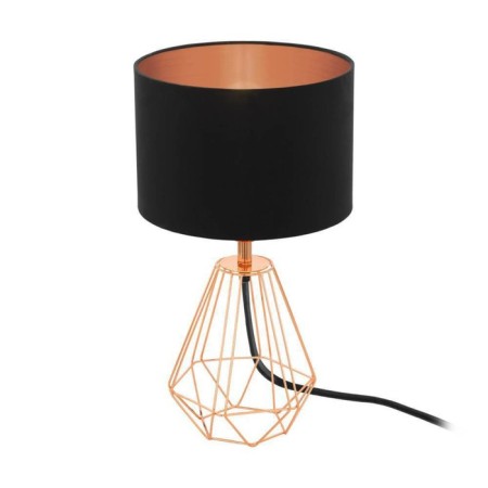 Carlton 2, 1x60W E14 table lamp, Copper color