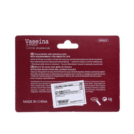 Vaselin for the lips in a pencil, cocoa, 4.8 gr-3