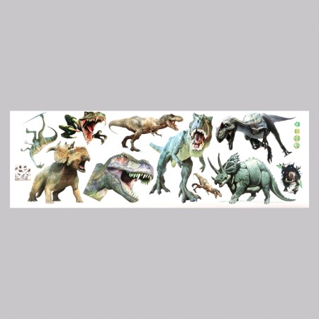 Stick 3D interior dinosaurs 90*30cm