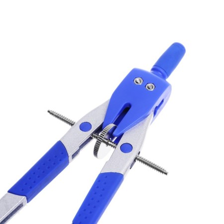 Ready, 6 items (compass, sharpener, barrel, eraser, mechanical pencil 0.5 mm, barn NV 0.5 mm) in a plastic pencil case-8