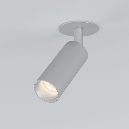 Lamp ceiling Elektrostandard, Diffe LED 8 W, 39x39x153 mm, IP20, Silver Color