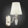 Wall lamp EVOLUCE. Sle105501-01. Reimo. 1x40 W, E14, 14.5x29 cm, Nickel color