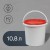 10,8 л
