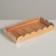 Cookie box, confectionery packaging with PVC lid, hand make, 10.5 x 21 x 3 cm