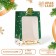 Gift package with the New Year window, embossing, 30 x 20 x 16 cm, green