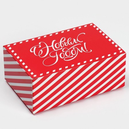 Box the team "Happy New Year", 18 x 12 x 7 cm, New Year-1