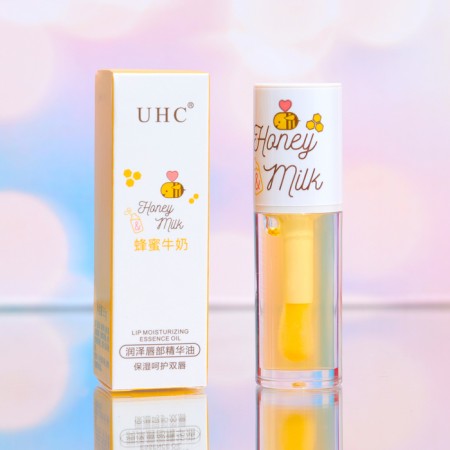 Lip oil with honey and milk