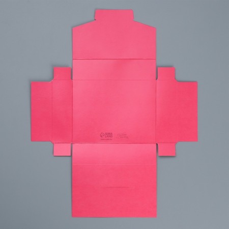 Box a gift folding envelope, packaging, "pink", 16 x 12 x 4 cm-6