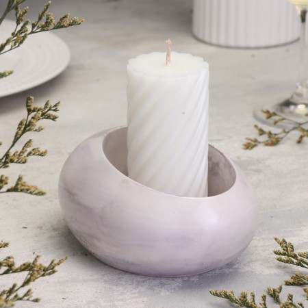 Gypsum Summary of Gypsum, 14.5x10x6.5cm, marble with purple strips