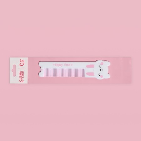 Расчёска фигурная «Зайка», 14,7 × 3,8 см-2