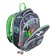 Frame backpack 36 x 28 x 11 cm, Across 198, filling: bag, gray/green ACR22-198-1