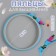 Embroidery hoops, d = 16 cm, color mix