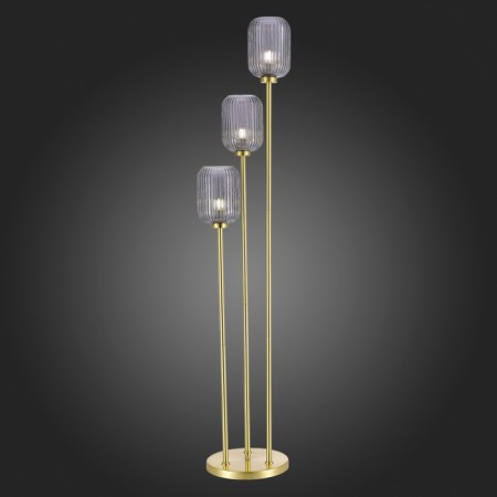 The floor lamp ST LUCE. SL1154.335.03. Gran. 3x60 watts, E27, 33x33x160 cm, brass color-2