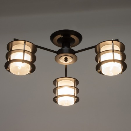 Chase "Agan" E27 3x60W Black-Serebly 53x53x30 cm Bayerlux-2