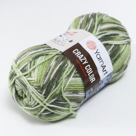 Yarn "Crazy Color" 25% wool, 75% acrylic 260m/100g (115)-1