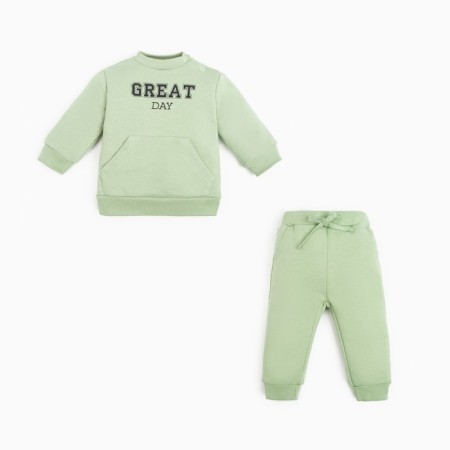Costume: sweatshirt and pants crumb I am Street Style, height 80-86 cm, green